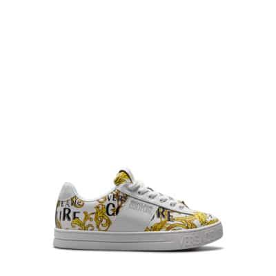Witte Sneakers 74Va3Ska Zp238 G03 Versace Jeans Couture , White , Dames