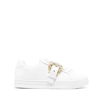 Witte Sneakers voor Dames Versace Jeans Couture , White , Dames