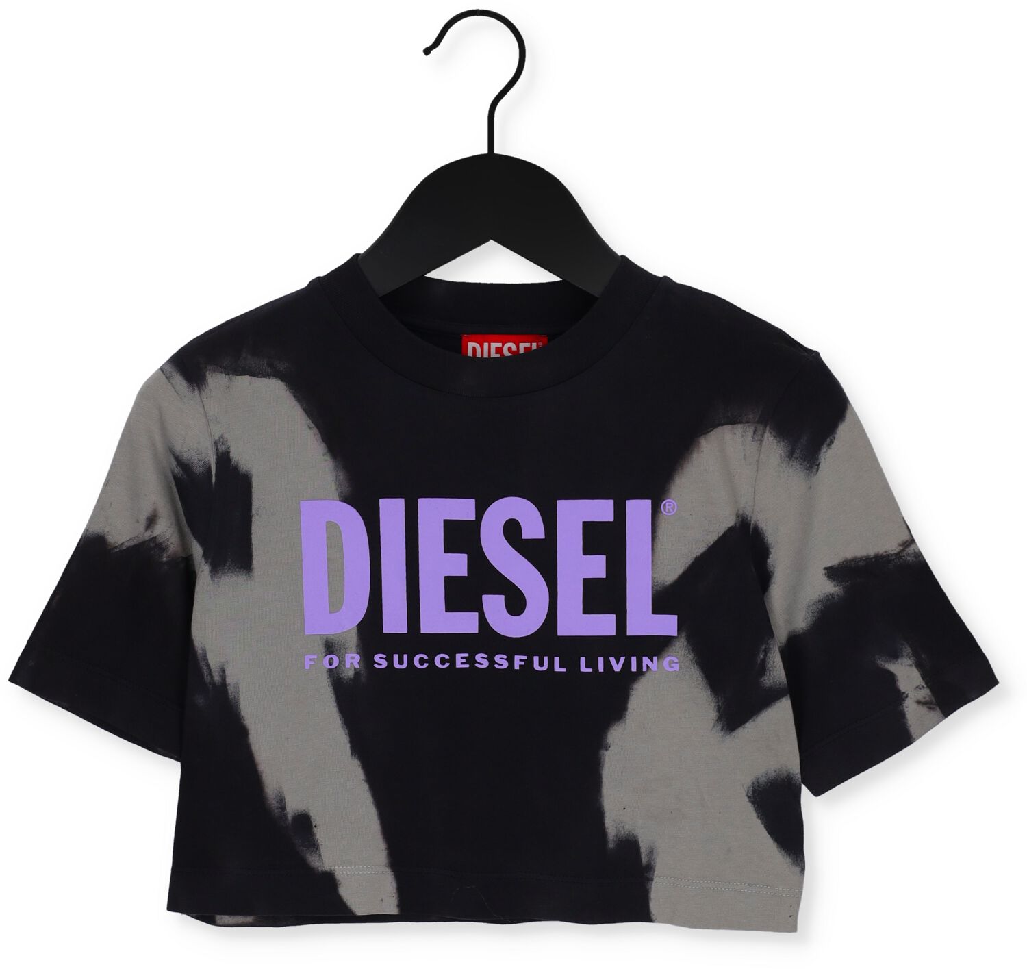 Zwarte Diesel T-shirt Trecrowt+d